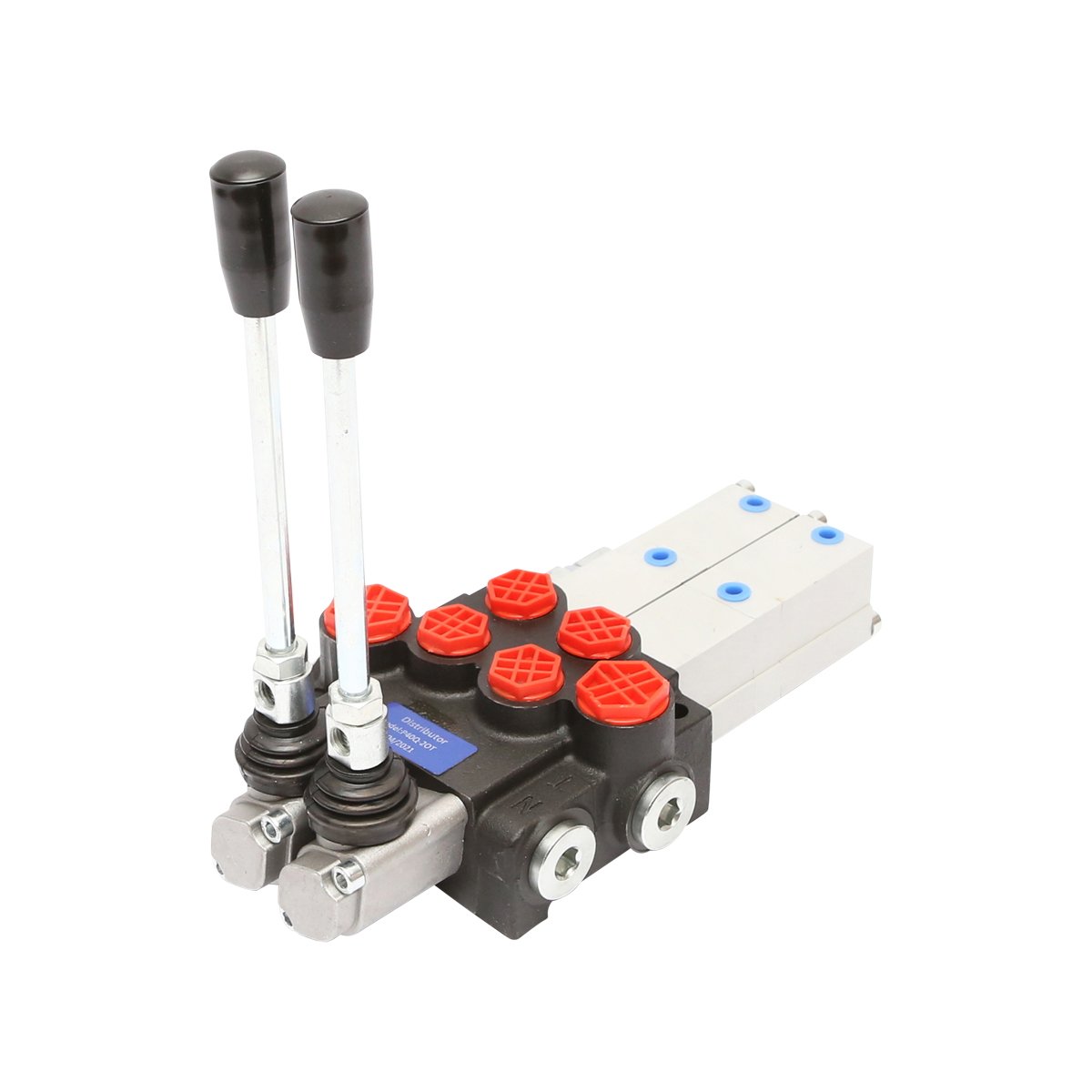 Distribuitor hidraulic P40 pneumatic cu 2 cai Breckner Germany